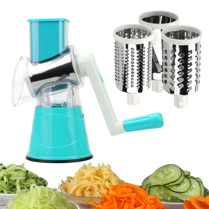 Quick manual vegetable dicer set