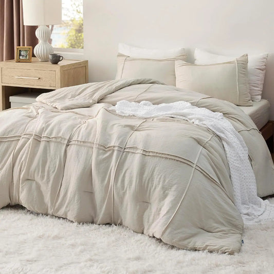 Beige comforter set