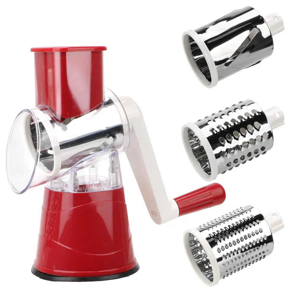 Quick manual vegetable dicer set